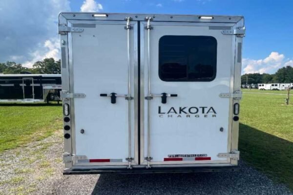 2024 Lakota Charger 8411RKGLQ 4 Horse Trailer with 11′ Short Wall - Image 31