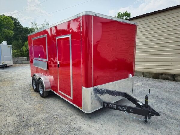7' X 16' Flatfront Concession Trailer Food Event Catering - Image 12