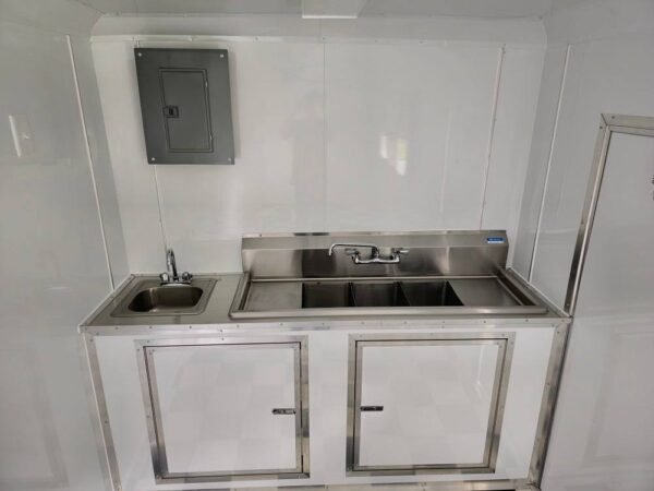 7' X 16' Flatfront Concession Trailer Food Event Catering - Image 42