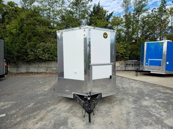 7' X 12' White Concession Trailer Food Event Catering - Image 2