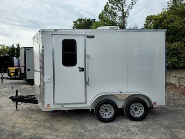 7' X 12' White Concession Trailer Food Event Catering - Image 4