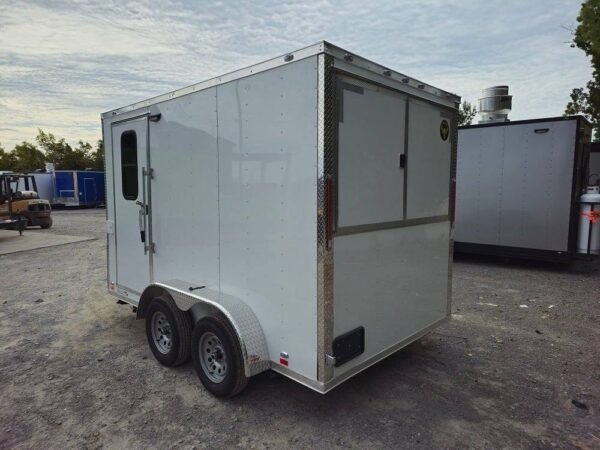 7' X 12' White Concession Trailer Food Event Catering - Image 5