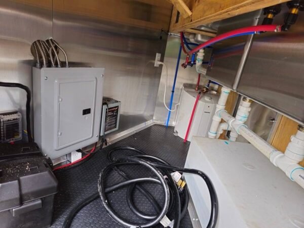 8.5' X 12' Cobalt Blue Food Event Catering Concession Trailer - Image 9
