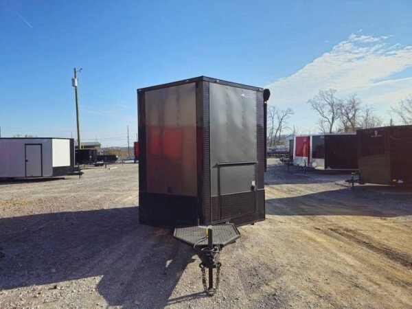 8.5' X 12' Charcoal Special Effects Enclosed Trailer - Image 3