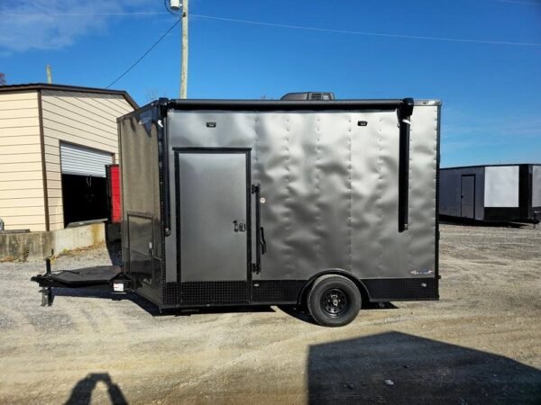 8.5' X 12' Charcoal Special Effects Enclosed Trailer - Image 5