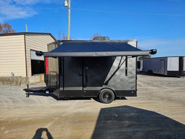 8.5' X 12' Charcoal Special Effects Enclosed Trailer - Image 17