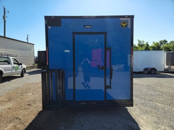 8.5' X 12' Cobalt Blue Concession Trailer Food Event Catering - Image 10
