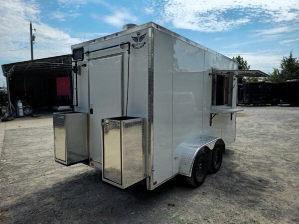 7' X 14' White Concession Trailer Food Event Catering - Image 13
