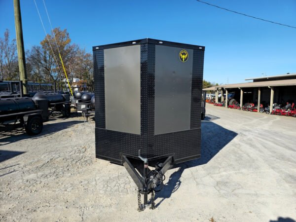 7x12 Charcoal Concession Porch Trailer Food Serving Merchandising - Image 2