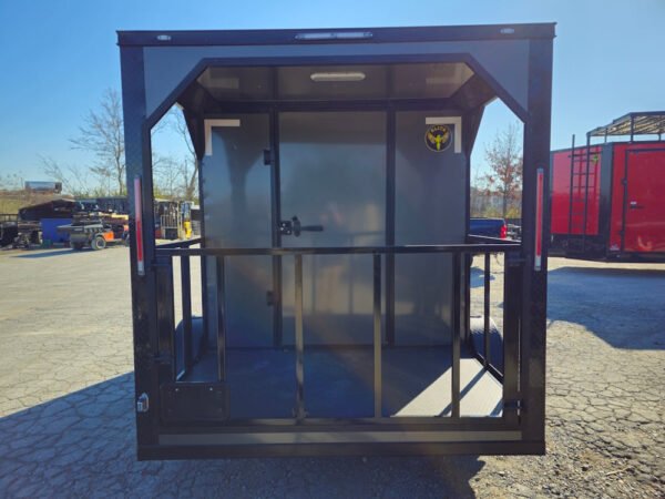 7x12 Charcoal Concession Porch Trailer Food Serving Merchandising - Image 7