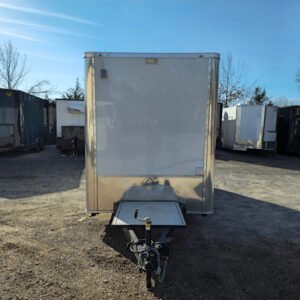 7' X 12' White Concession Trailer Food Event Catering