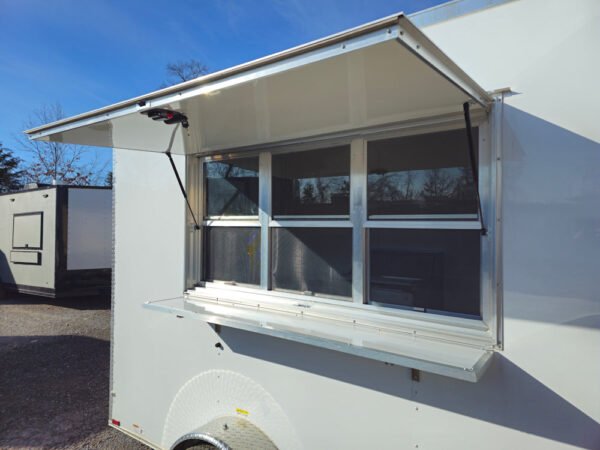 7' X 12' White Concession Trailer Food Event Catering - Image 14