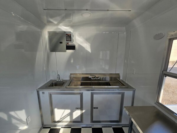 7' X 12' White Concession Trailer Food Event Catering - Image 17