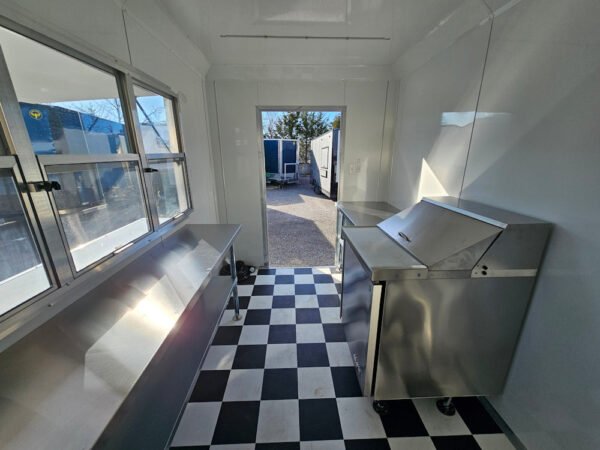 7' X 12' White Concession Trailer Food Event Catering - Image 21