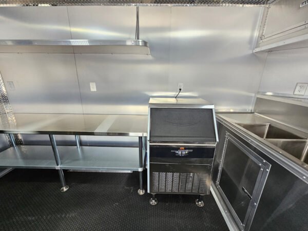 8.5' X 12' White Concession Trailer Drink and Beverage Catering - Image 22