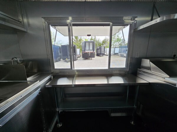 8.5' X 12' White Concession Trailer Drink and Beverage Catering - Image 28
