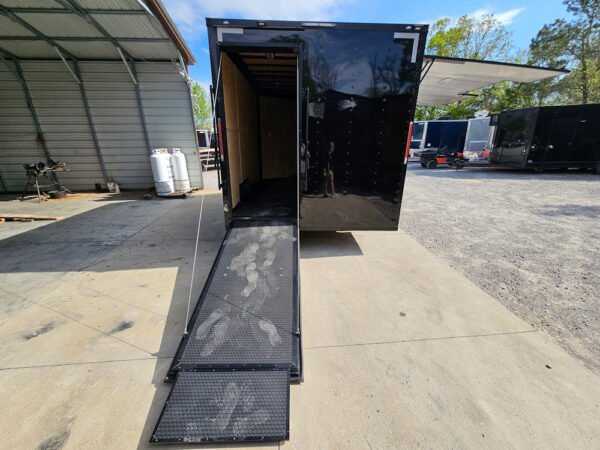 8.5' X 12' Black With Blackout Concession Trailer Food Event Outdoor Cooking - Image 12
