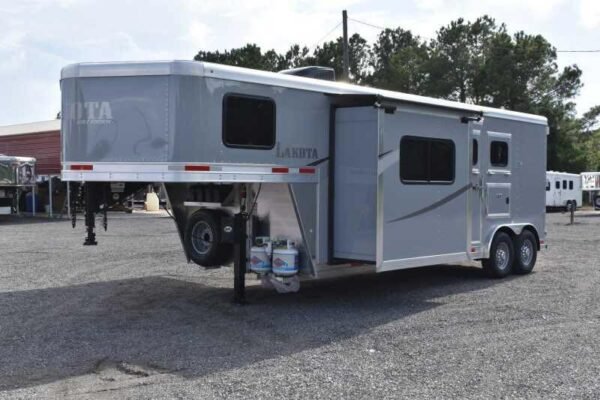 2020 Lakota Colt 8209SO 2 Horse Trailer with 9′ Short Wall - Image 9