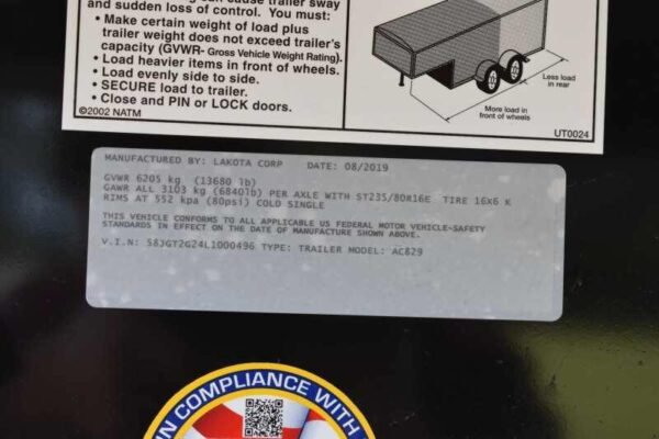 2020 Lakota Colt 8209SO 2 Horse Trailer with 9′ Short Wall - Image 11