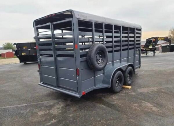 2023 BCI Stock Trailer 6’X16′ Eco Series Bumper Pull - Image 4