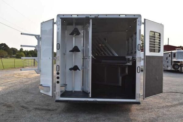 2021 Lakota BIGHORN 8316SRGLQ 3 Horse Trailer with 16′ Short Wall - Image 15