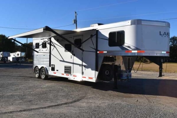 2022 Lakota Charger LQ 2 Horse Trailer with 9′ Short Wall - Image 4