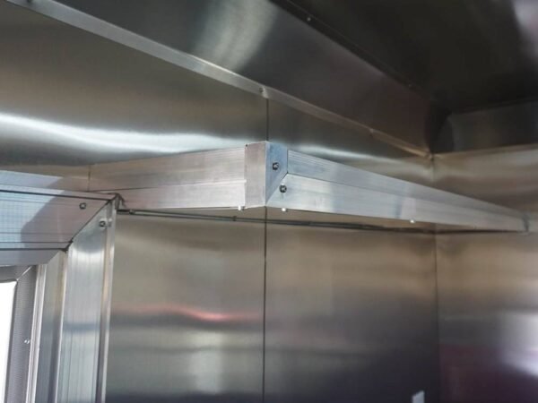 8.5 x 22 Red V-Nose BBQ Porch Concession with Blackout Trim Package - Image 26