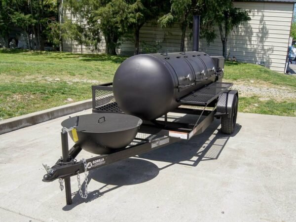 330 Gallon Pull Behind BBQ Smoker - Image 2