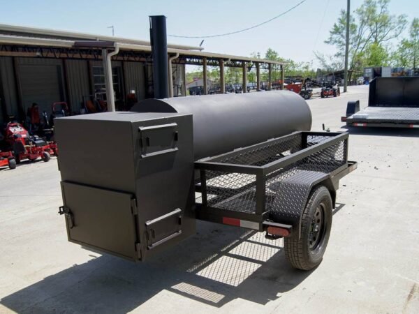 330 Gallon Pull Behind BBQ Smoker - Image 5