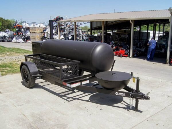330 Gallon Pull Behind BBQ Smoker - Image 7