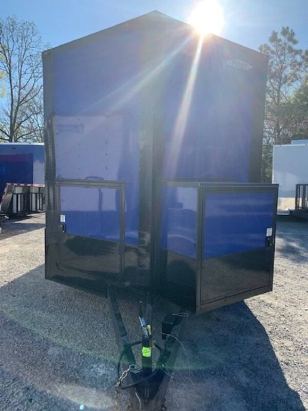 8.5 x 20' Cobalt Blue Concession Trailer - Image 5