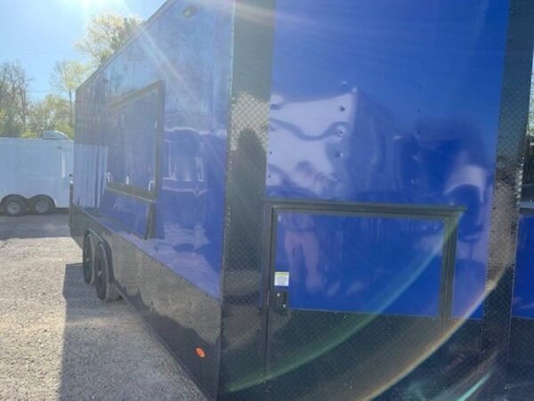 8.5 x 20' Cobalt Blue Concession Trailer - Image 17