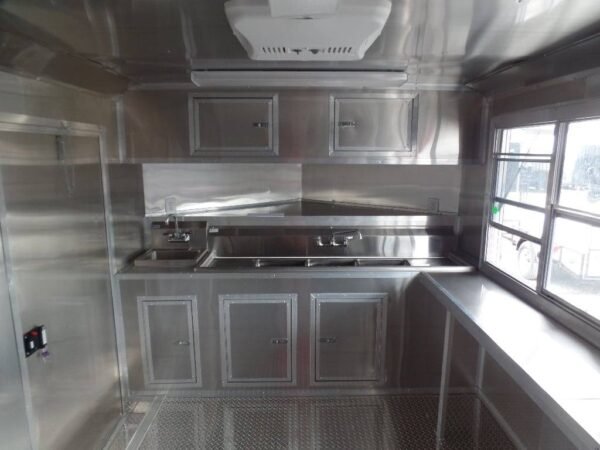 8.5' x 12' Concession Trailer White Event Catering Food - Image 15