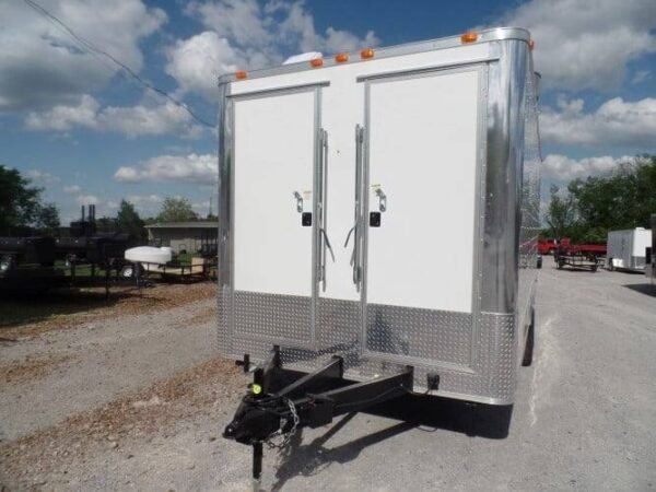 8.5 x 20 Concession Food Trailer White Event Catering - Image 19