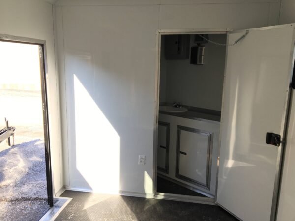 8.5' x 20' Charcoal Gray Custom Office Enclosed Trailer - Image 13