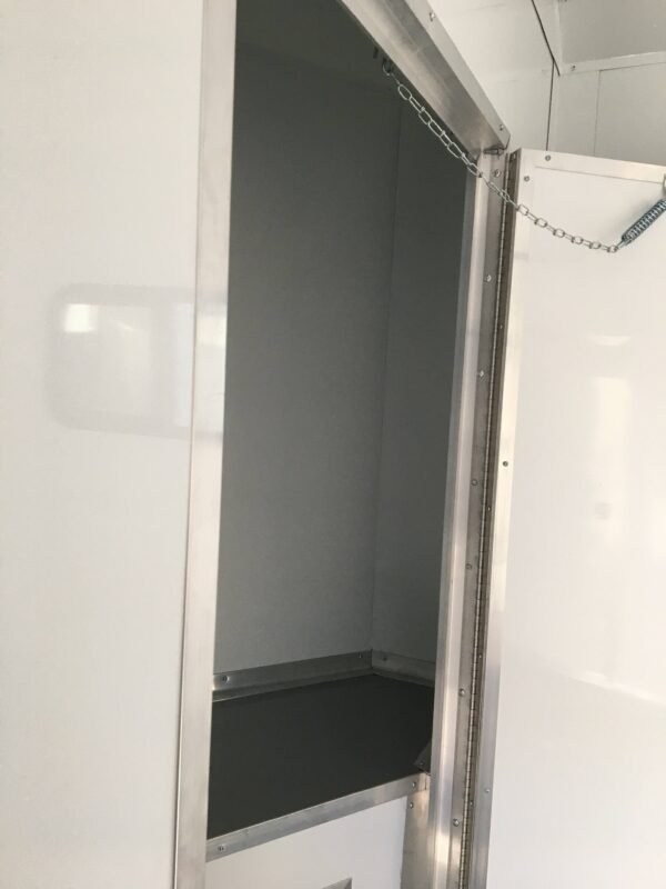 8.5' x 20' Charcoal Gray Custom Office Enclosed Trailer - Image 18