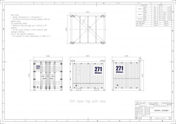 Buy 10ft DNV Offshore Open Top Containers Online Certified Units - Image 9