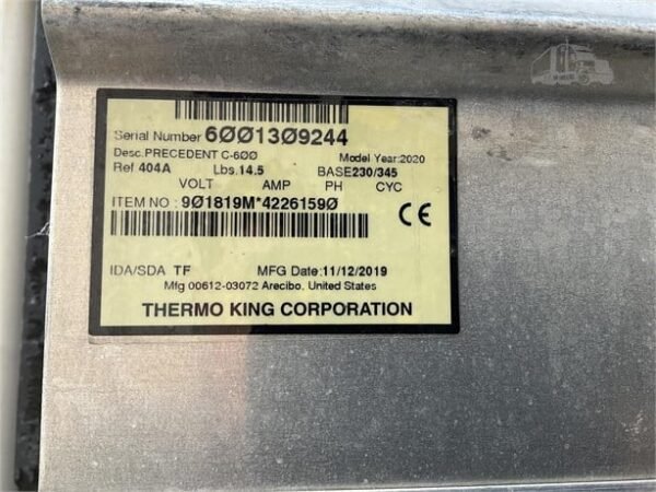 Buy Thermo King Precedent C-600 Trailer Refrigeration System Online - Image 5