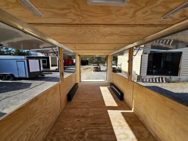 8.5' X 22' Red & Black Custom Enclosed Trailer - Image 19