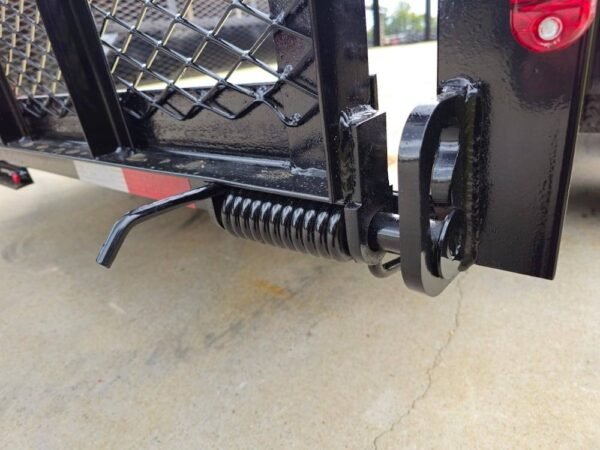 7' X 12' Straight Deck Utility Trailer 2ft Mesh Sides Double Axle 7K GVWR - Image 14