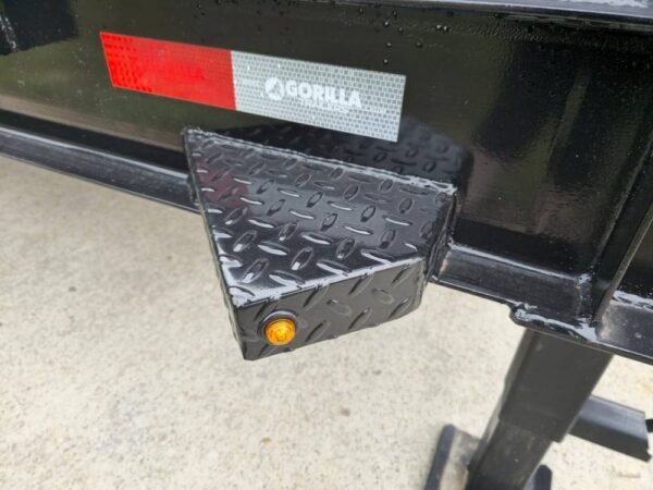 7x20 Gooseneck Equipment Trailer (2) 7K Axles Standup Ramps I-Beam 14K GVWR - Image 10