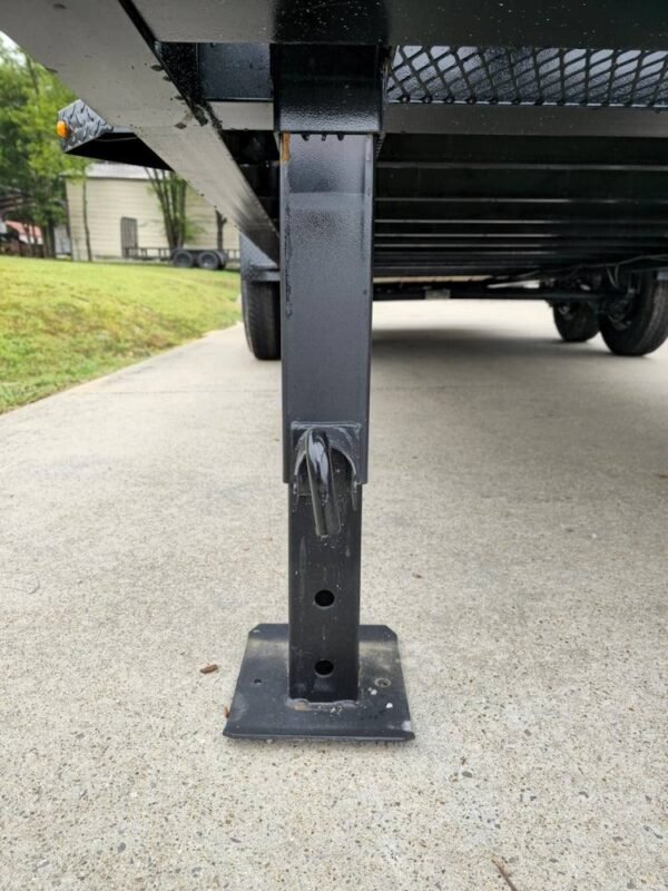 7x20 Gooseneck Equipment Trailer (2) 7K Axles Standup Ramps I-Beam 14K GVWR - Image 11
