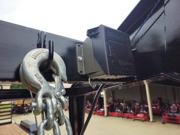 7x20 Gooseneck Equipment Trailer (2) 7K Axles Standup Ramps I-Beam 14K GVWR - Image 12