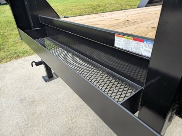 7x20 Gooseneck Equipment Trailer (2) 7K Axles Standup Ramps I-Beam 14K GVWR - Image 13