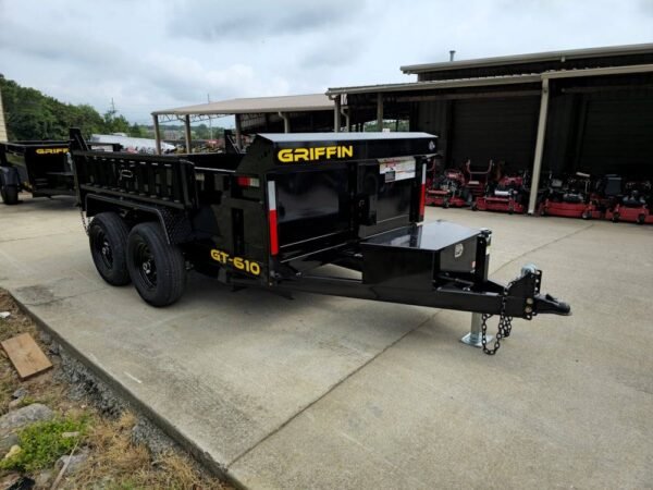 6' X 10' Hydraulic Dump Trailer With Loading Ramps GVWR 9990 - Image 10