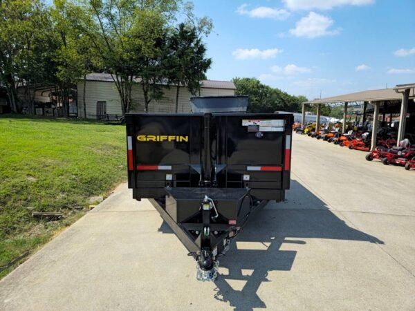 7x14 Telescopic Hydraulic Dump Trailer with 2ft Sides (2) 7K Axles 14K GVWR - Image 2