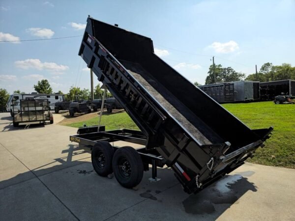 7x14 Telescopic Hydraulic Dump Trailer with 2ft Sides (2) 7K Axles 14K GVWR - Image 18