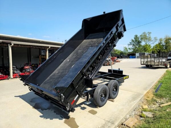 7x14 Telescopic Hydraulic Dump Trailer with 2ft Sides (2) 7K Axles 14K GVWR - Image 20