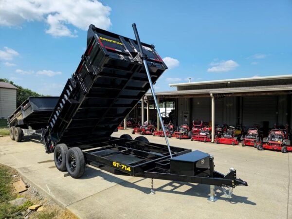 7x14 Telescopic Hydraulic Dump Trailer with 2ft Sides (2) 7K Axles 14K GVWR - Image 22