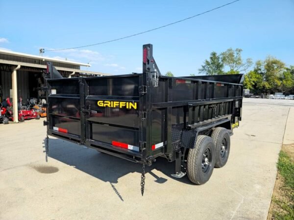 7x14 Telescopic Hydraulic Dump Trailer with 3ft Sides (2) 7K Axles 14K GVWR - Image 7